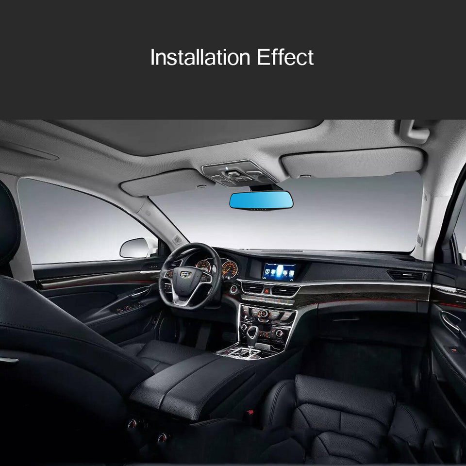 Retrovisor DualCam com Câmera de Ré e Visor