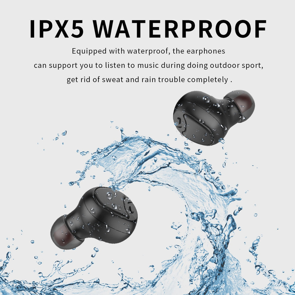 Fones de ouvido Esportes Bluetooth 5.0 True Wireless Earphones