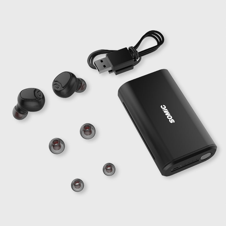 Fones de ouvido Esportes Bluetooth 5.0 True Wireless Earphones
