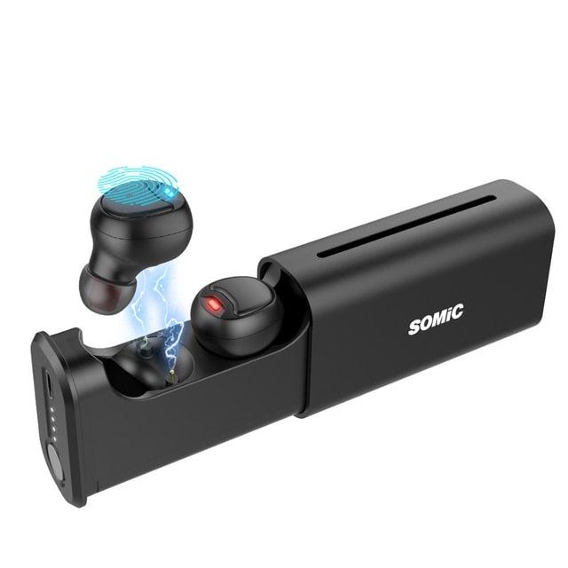 Fones de ouvido Esportes Bluetooth 5.0 True Wireless Earphones